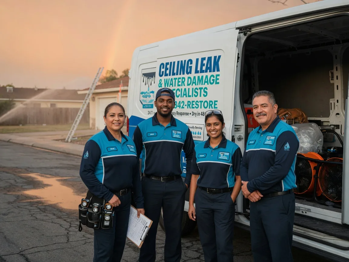 Ceiling Leak Cleanup company in Leonard, TX