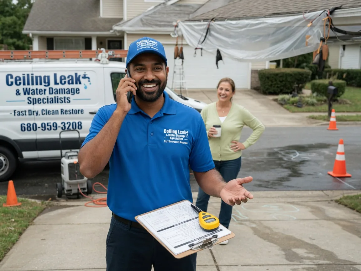 Ceiling Leak Cleanup Leonard, TX FAQs